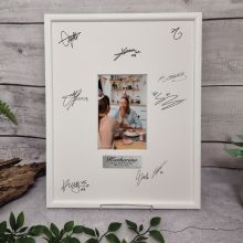 30th Birthday White Signature Frame 4x6 Photo