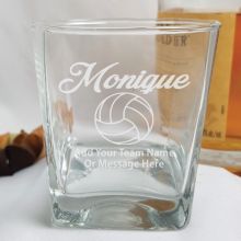 Netball Coach Engraved Personalised Scotch Spirit Glass