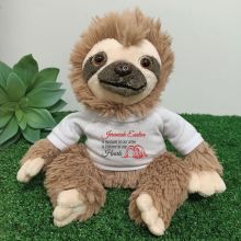 Personalised Baby Memorial Sloth Plush - Curtis