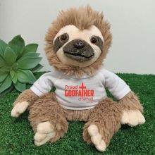Personalised Godfather Sloth Plush - Curtis