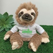 Personalised Godmother Sloth Plush - Curtis