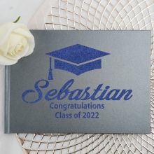Graduation Guest Book Keepsake Album - Grey A5