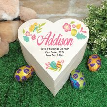 First Easter Heart Box - Coloured Eggs