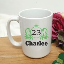 Personalised Birthday Princess Coffee Mug 15oz