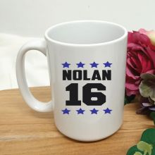 Personalised 16th Birthday Coffee Mug 15oz Star