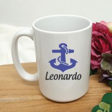 Personalised Coffee Mug - Anchor