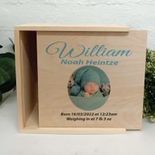 Newborn Photo Keepsake Wood Box