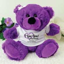Love Your Naughty Bits Valentines Day Bear - Purple