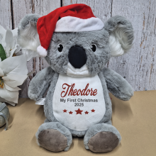 Personalised Christmas Koala Cubbie Plush