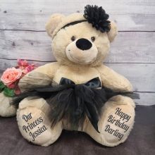 1st Birthday Ballerina Teddy Bear 40cm Plush Cream