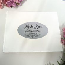 Naming Day Guest Book A4 Cream
