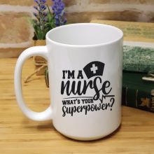 Personalised Nurse Graduation Coffee Mug - Superpower