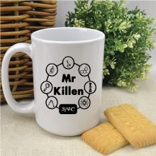 Personalised Science Teacher Coffee Mug