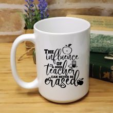 Personalised Teacher White Coffee Mug -Erased