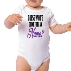 Guess Who Baby Announcement Bodysuit
