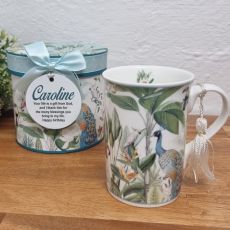 Birthday Birds Of Paradise Mug with Gift Box