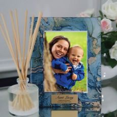 Aunt Personalised Frame 5x7 Photo Glass Fortune Of Blue