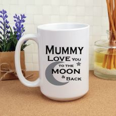 Mum Personalised Coffee Mug 15oz  - Moon & Back
