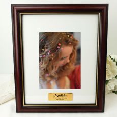 Classic Wood Photo Frame 5x7 Personalised Message