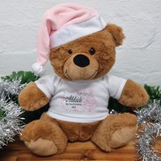 Personalised Christmas Bear 30cm Brown