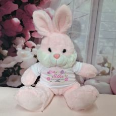 Easter Bunny Beannie Pink Egg Design