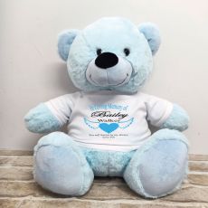 In Loving Memory Teddy Bear 40cm Light Blue
