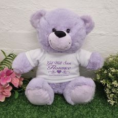 Get Well Soon Bear Lavender 30cm