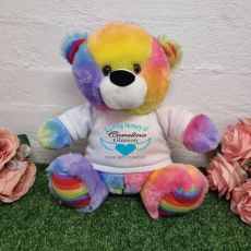Memorial Remembrance Bear Rainbow 30cm