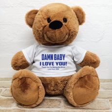 Naughty Love You Valentines Bear - 40cm Brown