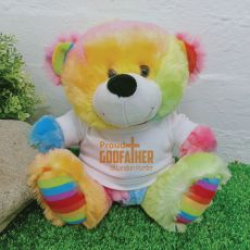 Godfather Teddy Bear Rainbow Plush