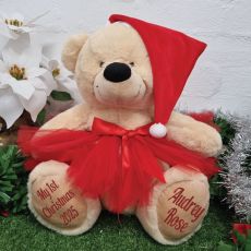 1st Christmas Princess Teddy Bear 40cm Plush 