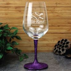 Baseball Coach Engraved Personalised Wine Glass