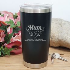 Mum Insulated Travel Mug 600ml Black