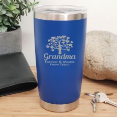 Grandma Insulated Travel Mug 600ml Dark Blue