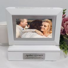 Mother of the groom Photo Keepsake Trinket Box - White