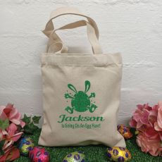 Personalised Easter Hunt Bag Basket - Bunny Egg