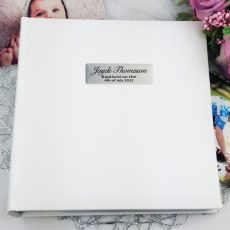 Personalised Baptism Photo Album 200 - White