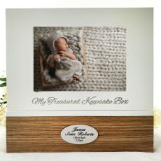 Personalised Baby Keepsake Photo Box