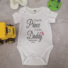 Daddy My Prince Baby Bodysuit