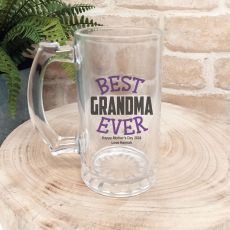 Best Grandma Ever Personalised Beer Stein
