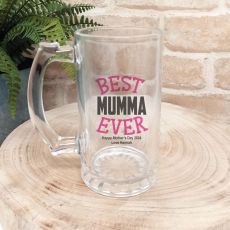 Best Mum Ever Personalised Beer Stein