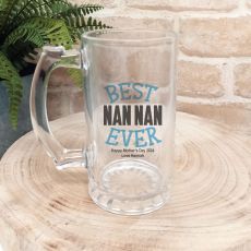 Best Nan Ever Personalised Beer Stein