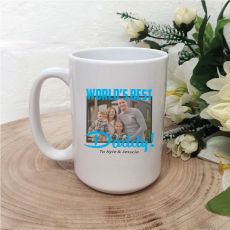 Worlds Best Daddy Photo Coffee Mug with Message