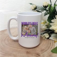 Worlds Best Mum Photo Coffee Mug 15oz with Message