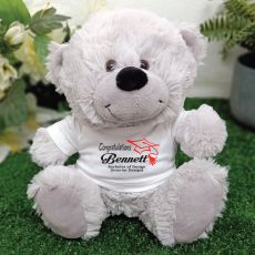  Graduation Personalised Teddy Bear Grey Plush