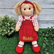 Audrey Personalised Girl Rag Doll 35cm