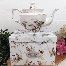 Teapot in Personalised Grandma Gift Box - Kookaburra
