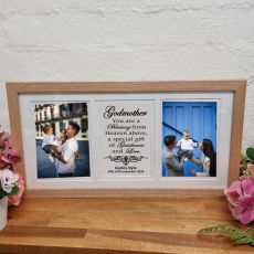 Godmother Gallery Wood Frame 4x6 Typography Print