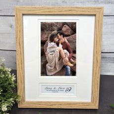 Baby Memorial Wooden Photo Frame with Personal Message