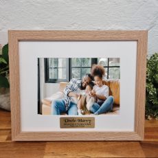 Uncle Photo Frame Victorian Natural Wood